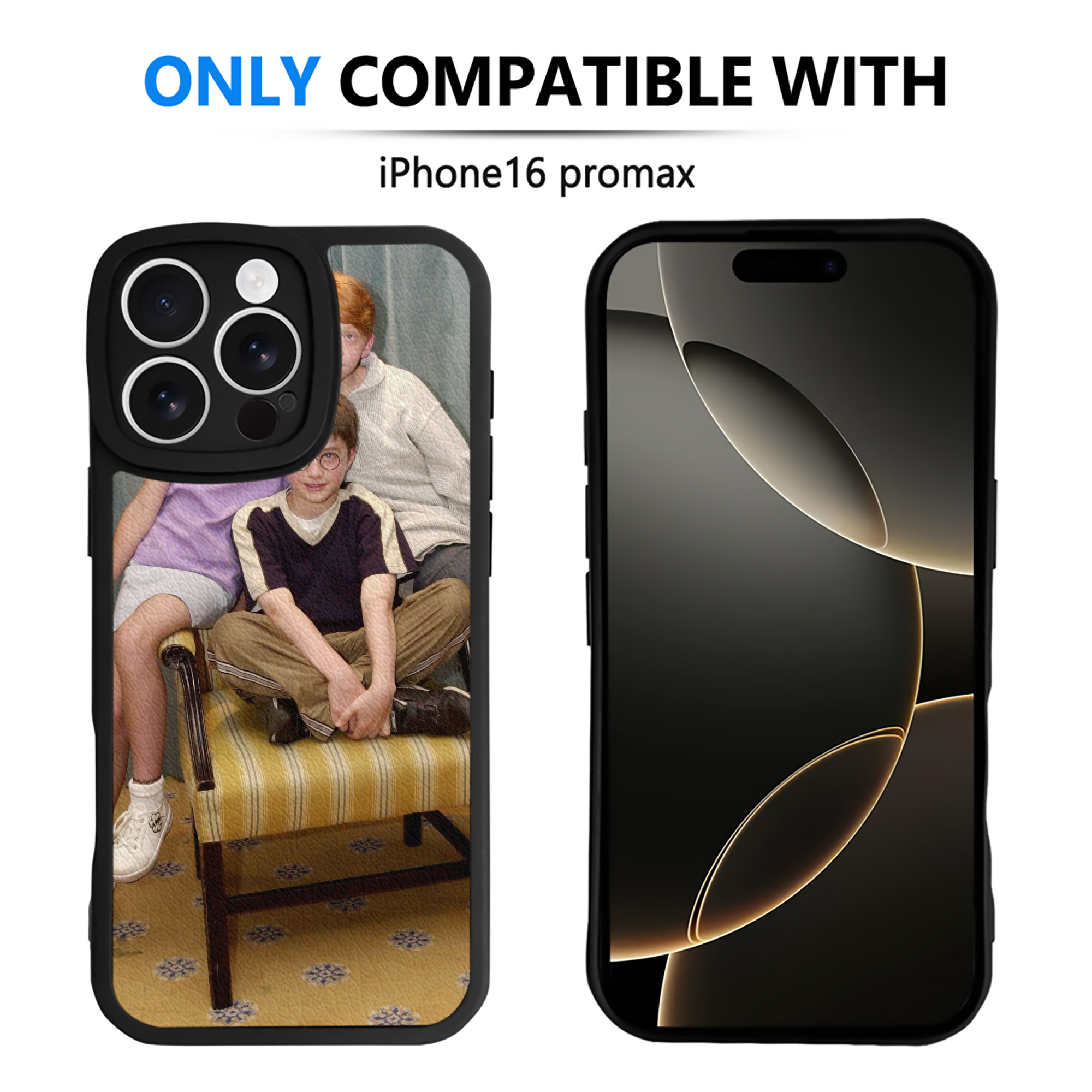 （画像用） Harry Potter ハリー・ポッターシリーズ 【iPhone 16シリーズ対応】シリコンスマホケース（レザー調） 材質：シリコン